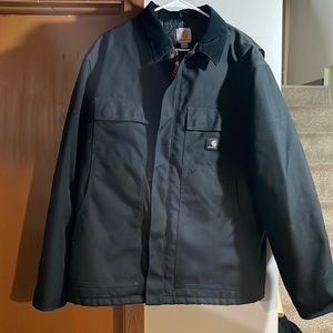 Large Carhartt winter jacket with attachable hood